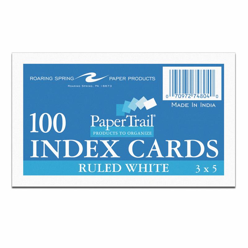 Index Cards 100-Count