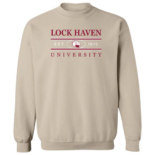 LHU Est. 1870 Border Design Crewneck Sweatshirt