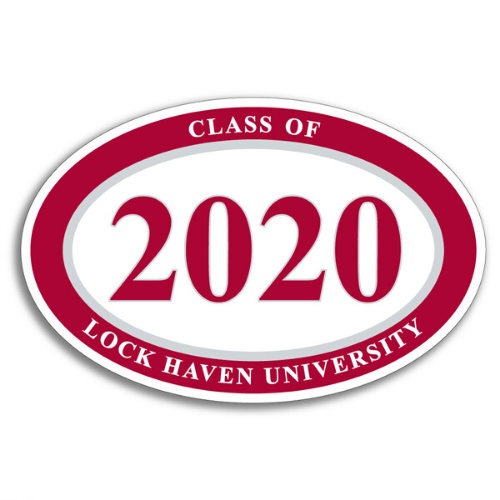 Class of 2020 Decal Lock Haven University Store