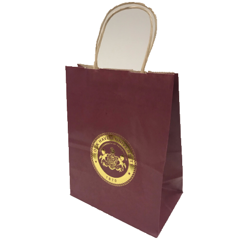 Gift Bag with Gold Foil Seal