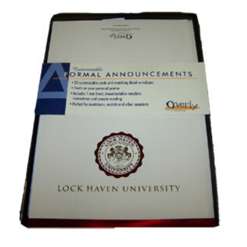 Customizable Formal Graduation Announcements