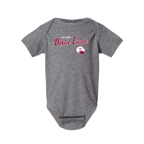 Bald Eagles Infant Onesie - Granite
