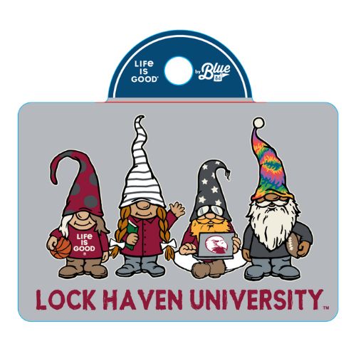 Gnomish Lock Haven University Sticker