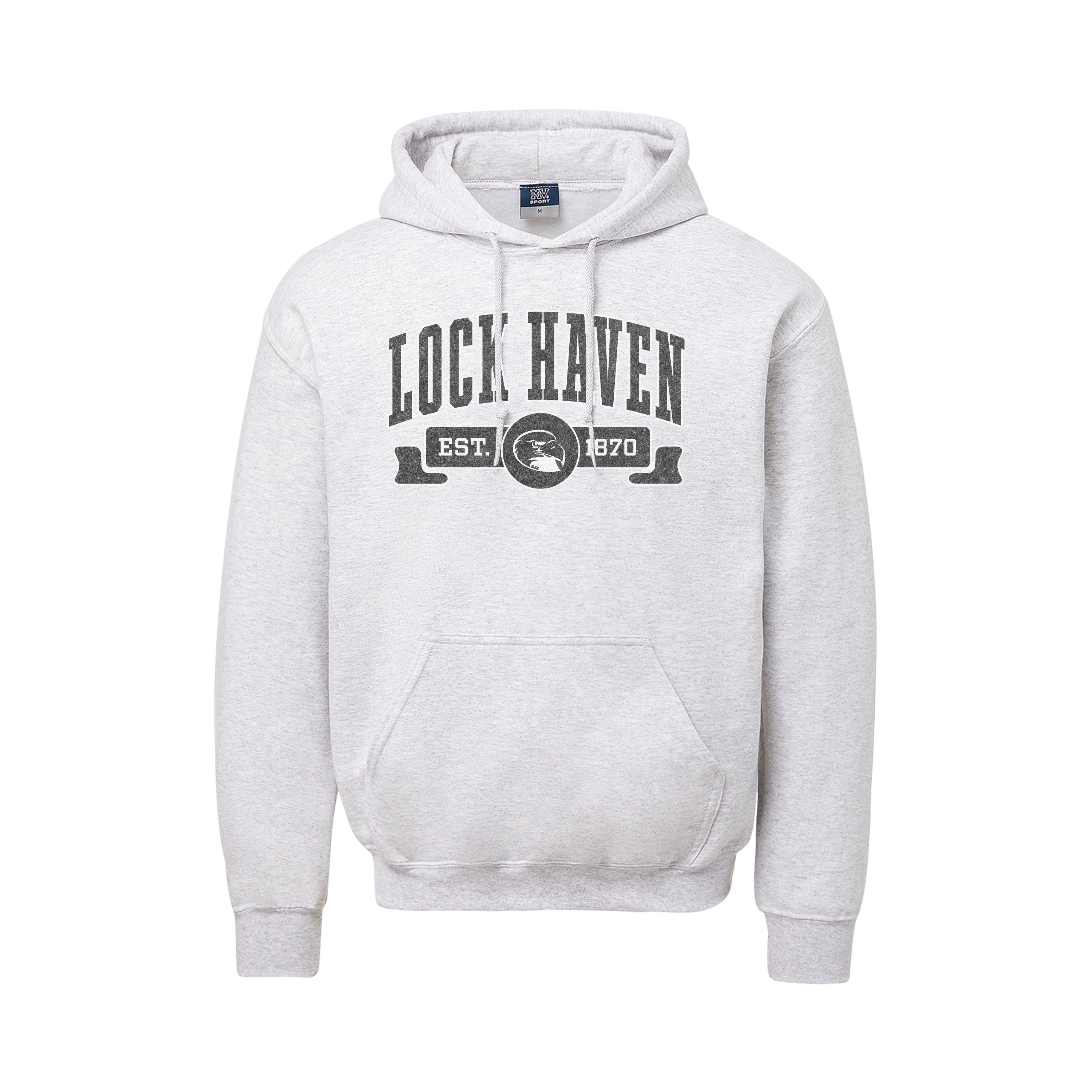 Hoodie Ribbon Design Lock Haven University Store