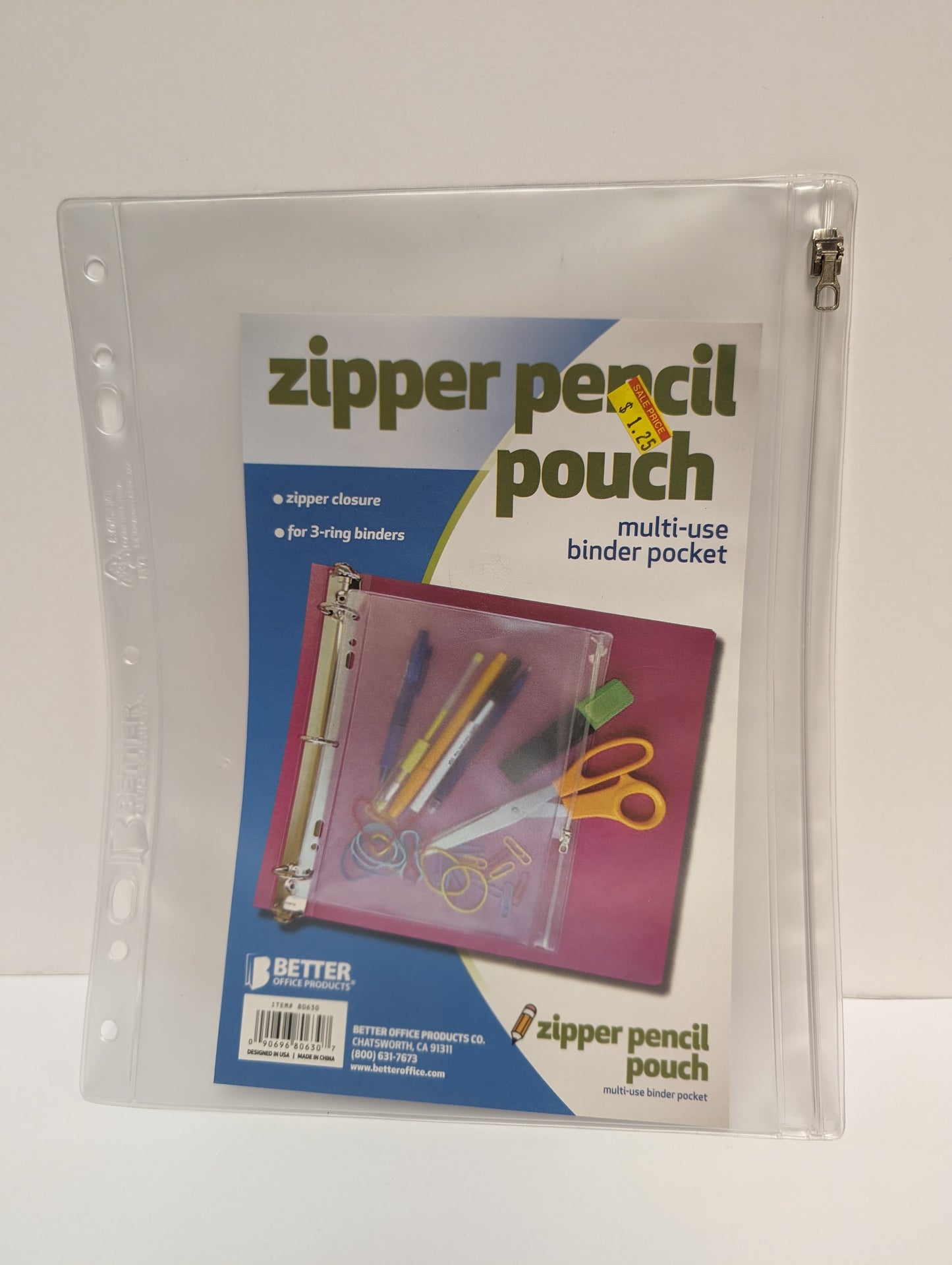 Binder Zipper Pouch