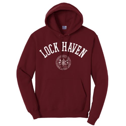Lock Haven Seal Hooded Sweatshirt