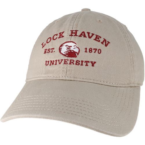 Lock Haven Eagle Head Relaxed Twill Hat