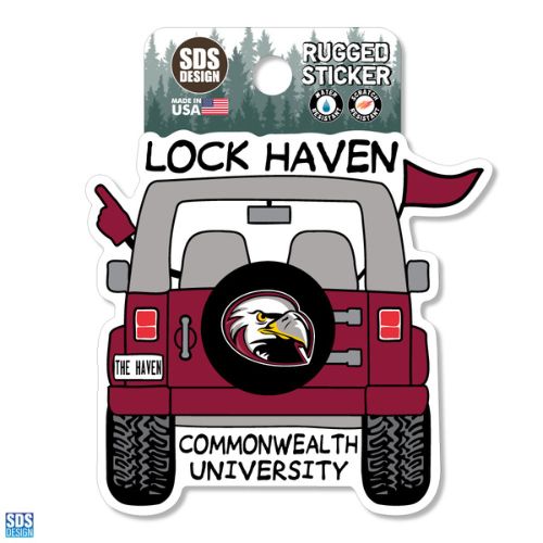 LHU Jeep Sticker
