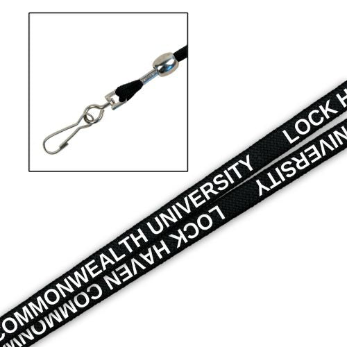 Lock Haven Commonwealth Shoestring Lanyard
