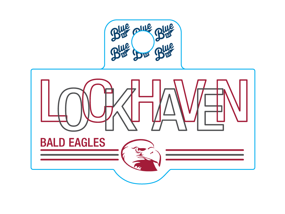 Lock Haven Bald Eagles Sticker