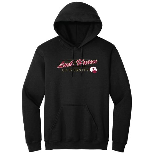 LHU Eagle Head Line Design Hoodie