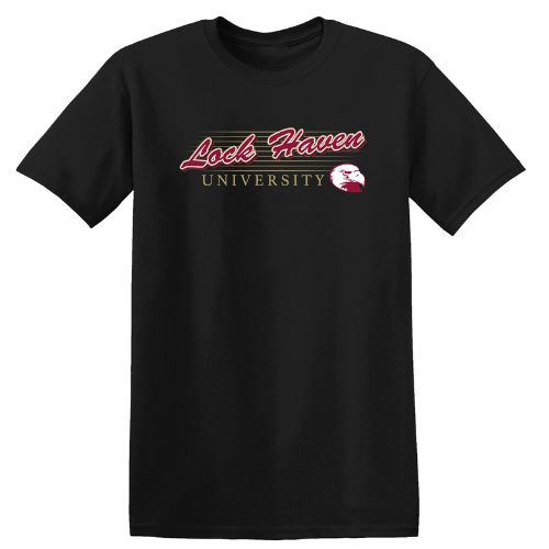 LHU Eagle Head Line Design T-Shirt