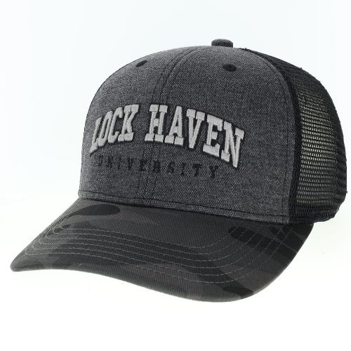 Lock Haven University 3D Hat Black/Camo