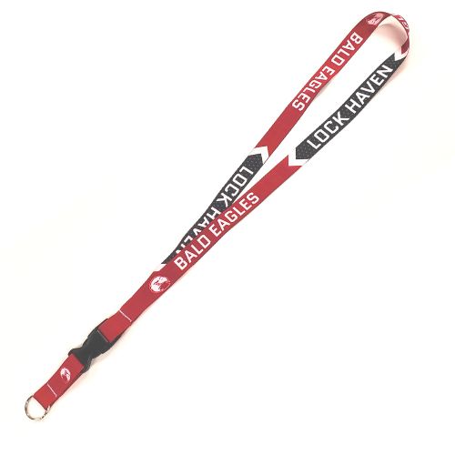 Lock Haven Bald Eagles Sublimated Lanyard