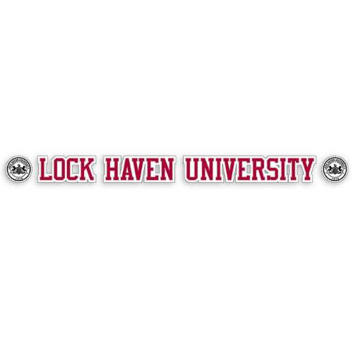 Lock Haven University Seal Decal Lock Haven University Store