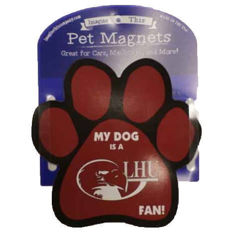 LHU Dog Paw Magnet