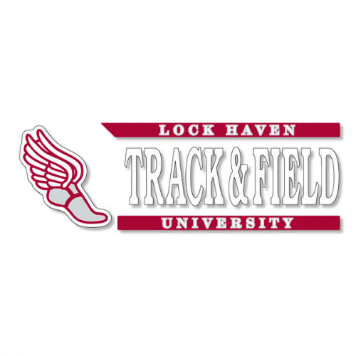 Track & Field Decal Lock Haven University Store