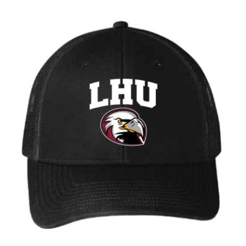 Embroidered LHU Eagle Head Trucker Hat