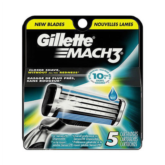 Gillette Mach 3 Cartridges 5-pack