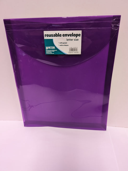 Reusable Plastic Envelope