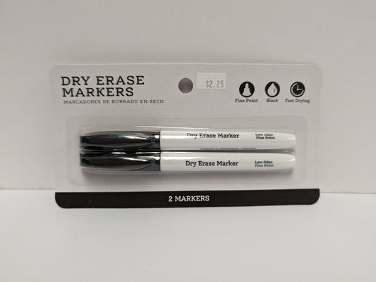 Dry Erase Markers 2-Pack