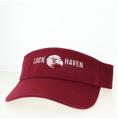 Lock Haven Eagle Head Visor
