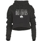 Ladies Cropped Hooded Sweatshirt