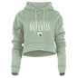 Ladies Cropped Hooded Sweatshirt