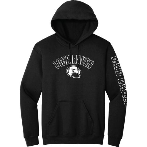 2 location print Hooded sweatshirt