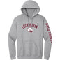 2 location print Hooded sweatshirt