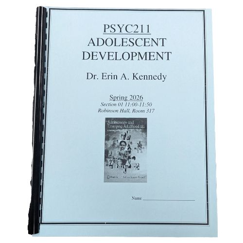 PSYC 211 - E. Kennedy