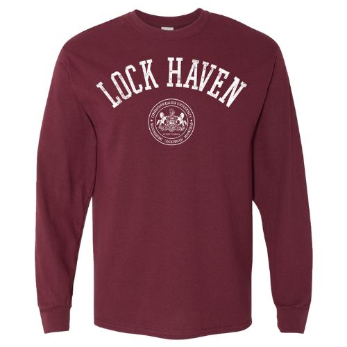 Lock Haven CU Seal Long Sleeve T-Shirt