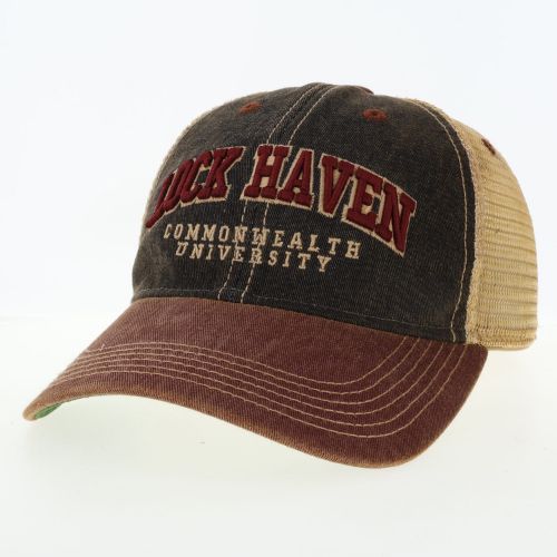 Lock Haven Commonwealth University Black And Burgundy Hat