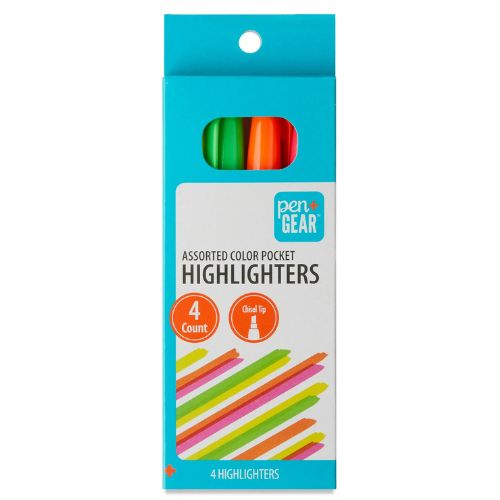 4 Pack Highlighters