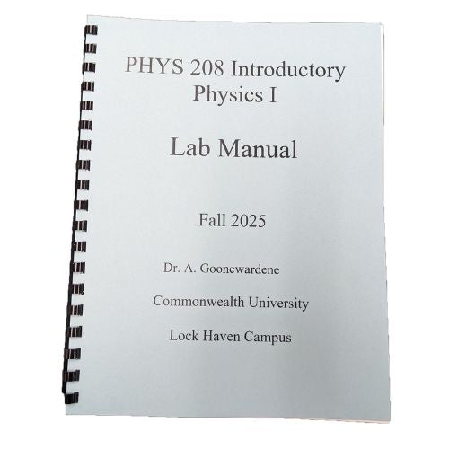 PHYS 208 - A. Goonewardene