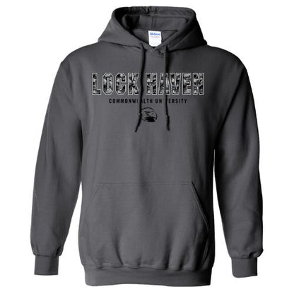 Camo Print Hooded Sweatshirt