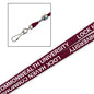 Lock Haven Commonwealth Shoestring Lanyard