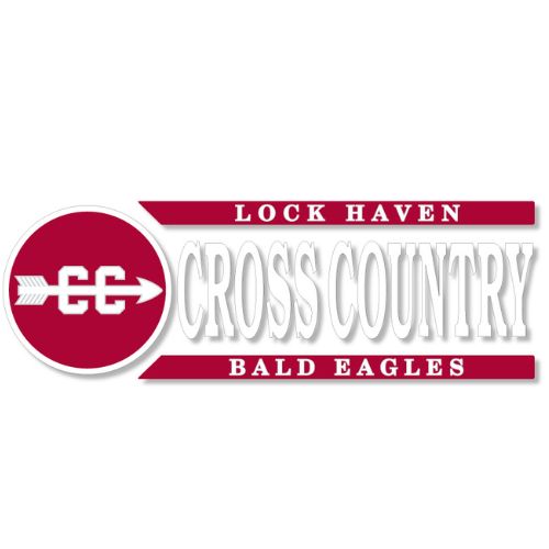 Lock Haven Bald Eagles Cross Country Decal