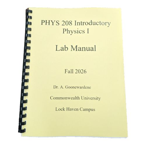 PHYS 208 - A. Goonewardene