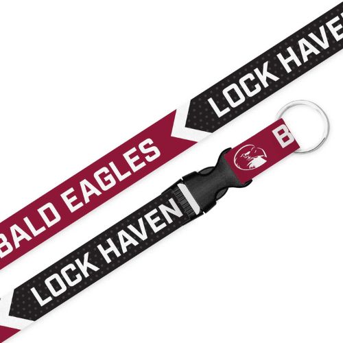 Lock Haven Bald Eagles Sublimated Lanyard