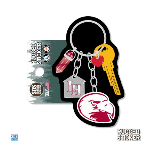 Keychain Collector Sticker Sticker Keychain – Lock Haven University Store