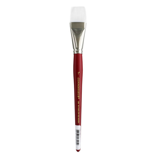 1" White Taklon Brush